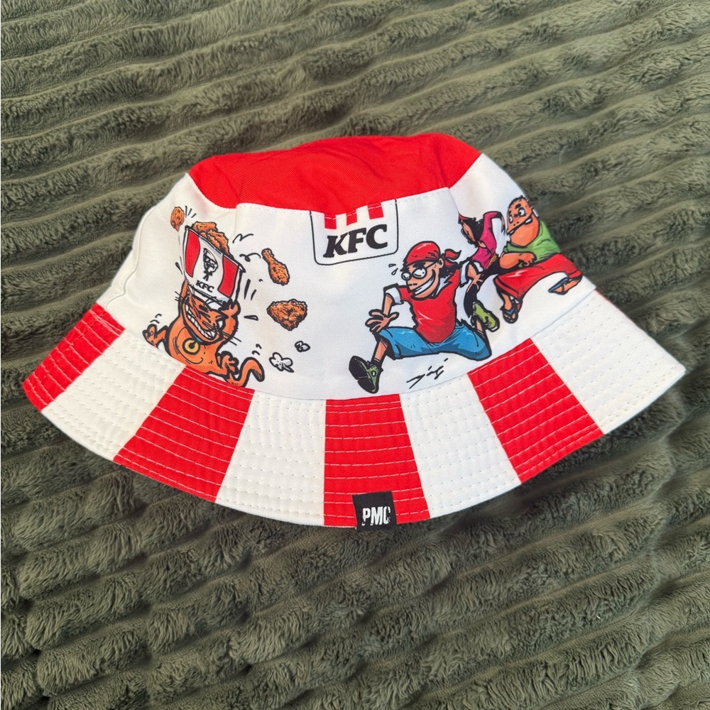 KFC x Jeremyville Collab Cartoon Bucket Hat